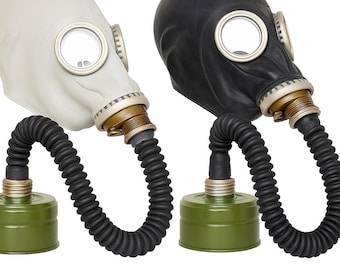Oekraïne militair gasmasker GP5 grijze Sovjet-vintage. Alle maten met slang