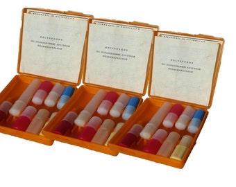 Soviet Russian first aid Medicine kit.