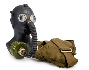 Black Rubber Children's Gas Mask: Soviet Steampunk Style PDF Mask