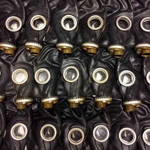 10 peças máscara de gás preta GP-5 a granel máscara de gás soviética máscara de gás russa máscara de gás de borracha preta gp-5 fetiche máscara steampunk fantasia dieselpunk