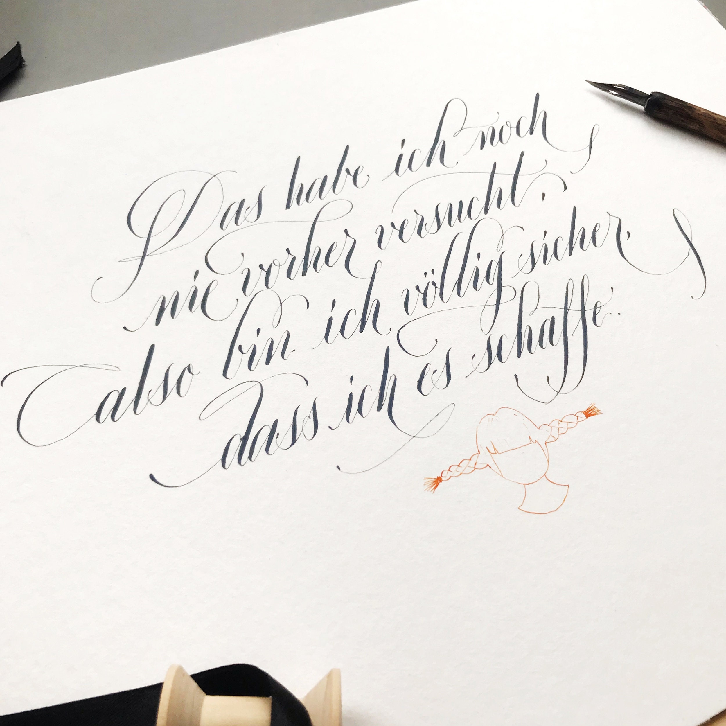 Kalligraphie Zitate Handschriftliche A5 Lustige Zitate Etsy