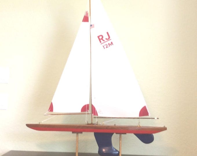 Historic Sailboat, Pond Boat, Restored, San Francisco Yacht Club, c.a. 1950's era