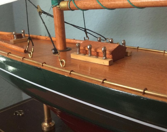 Vintage Model Schooner, Restored c.a. 1970's