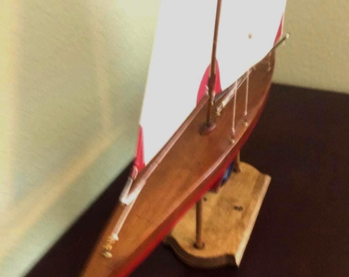Rare Historic SFYC Sailboat, Pond Boat, Restored, San Francisco Yacht Club, c.a. 1950's era