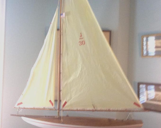 Quality, Handmade, Vintage Pond Yacht c.a. 1940 - 1950 Era, Lake of The Ozarks