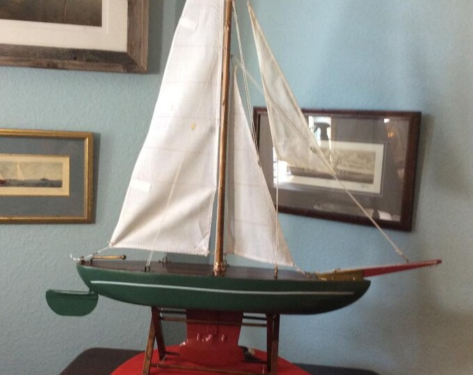 Vintage "Chesapeake Bay" Schooner, Vintage, Sailboat, Fully Restored c.a. 1960's