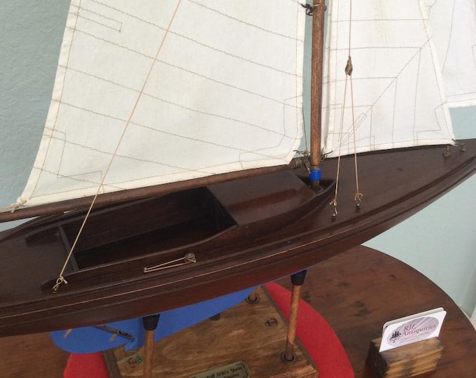 1930's Herreshoff Fishers Island Class 15 Pond Yacht "all Original" Very Rare.