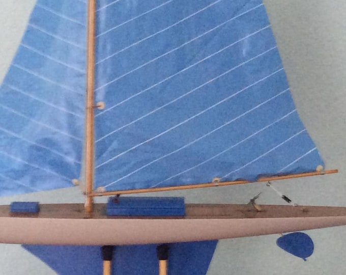 Rare Vintage Jacrim Keystone Pond Yacht c.a. 1950's Restored