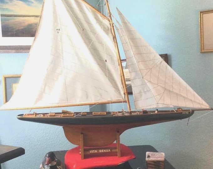 European Vintage Sailboat, C.A. 1980's Genua Italy