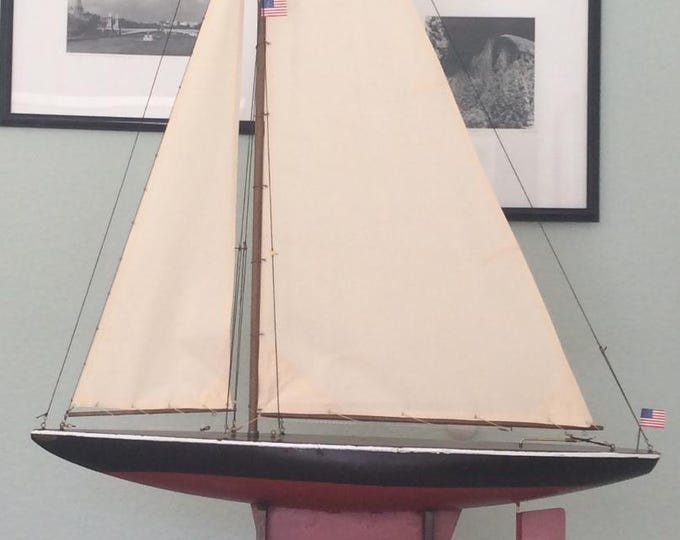 Very Rare Jacrim Seaworthy "Sea Spray" 1930s Pond Yacht – Restored Collector's Choice