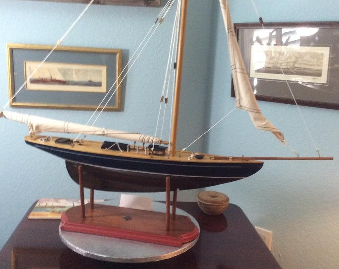 Vintage Schooner, Sailing Yacht, Sailboat, Restored, "An Evening At Sails Down"