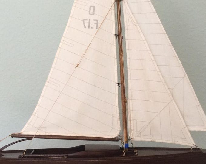 1930's Herreshoff Fishers Island Class 15 Pond Yacht "all Original" Very Rare.