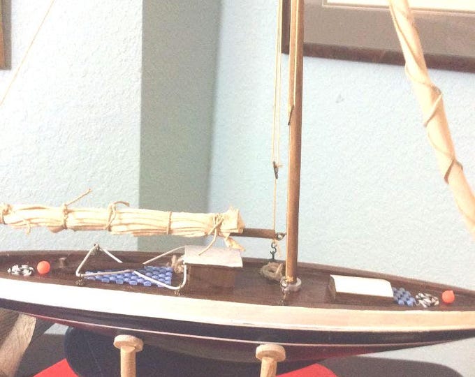 Antique, Genua, Italy, Classic, Unique Schooner, Sailboat, Restored