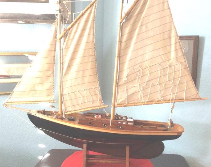 Vintage Nova Scotia, c.a. 1980's Ketch Schooner, Restored to Perfection