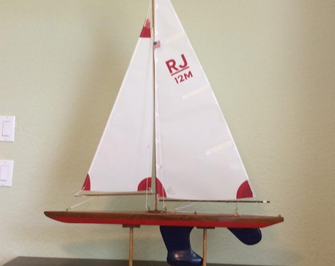 C.A. 1950's Vintage, Historic Sailboat, Pond Boat, Restored, San Francisco Yacht Club