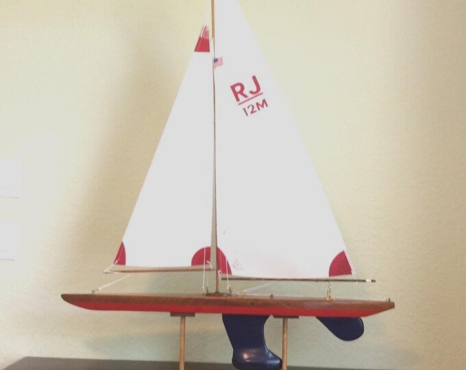 Historic Sailboat, Pond Boat, Restored, San Francisco Yacht Club, c.a. 1950's era