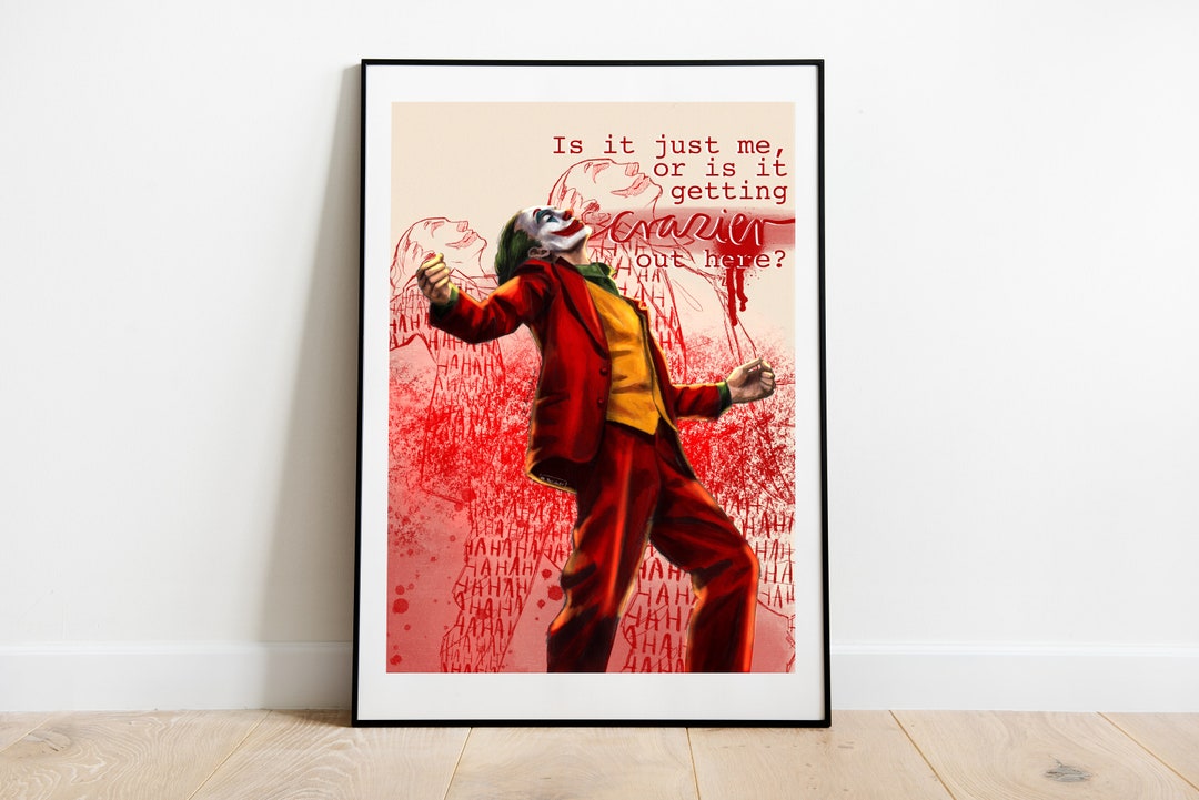 Joker Art Print Etsy