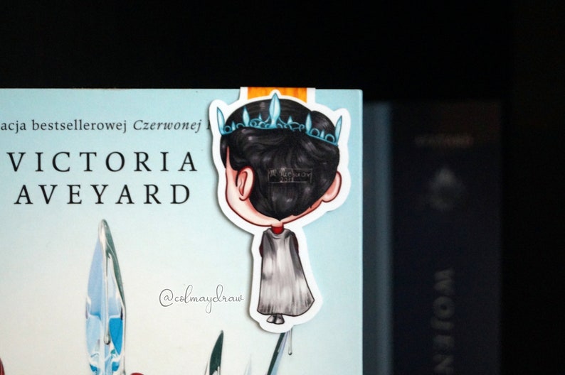 maven calore magnetic bookmark red queen series etsy