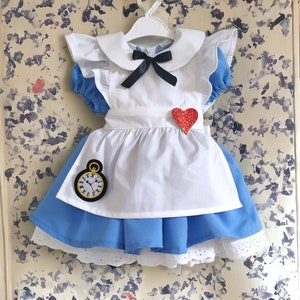 Special Baby Dress Inspired by Alice in Wonderland Wishes for First Birthday, Alice in ONEderland Tea Party, Toddler Cosplay Costume