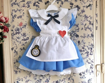 Special Baby Dress Inspired by Alice in Wonderland Wishes for First Birthday, Alice in ONEderland Tea Party, Toddler Cosplay Costume
