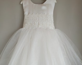 white confirmation dresses with sleeves