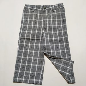 Stijlvolle 2 jaar oude babyjongen geruite broek schattige broek fancy broek babykleding formele kinderkleding bruiloftsfeest