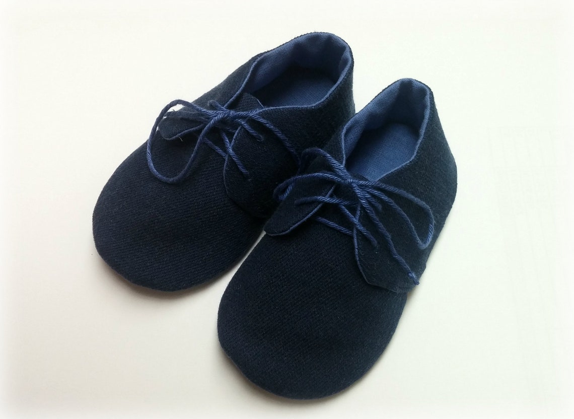 Baby Boy Denim Shoes Blue Baby Boy Booties Birthday Boy Etsy
