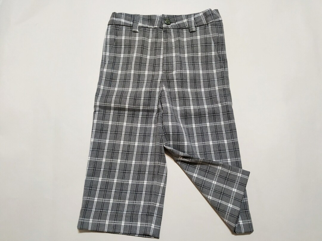 Stylish 2 Years Old Baby Boy Plaid Pants Cute Pants Fancy Pants Baby