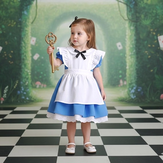 open lace back dress Fairytale Forest Gowns (MD) — Baby Dream Backdrops main image 1