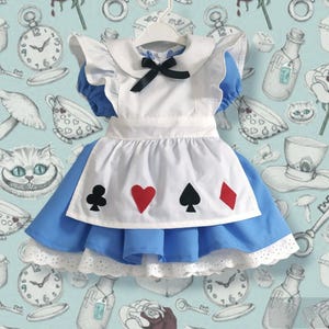 Perfect Alice in Wonderland Birthday Outfit | Baby Girl Dress | Wonderland Party Costume for Babies