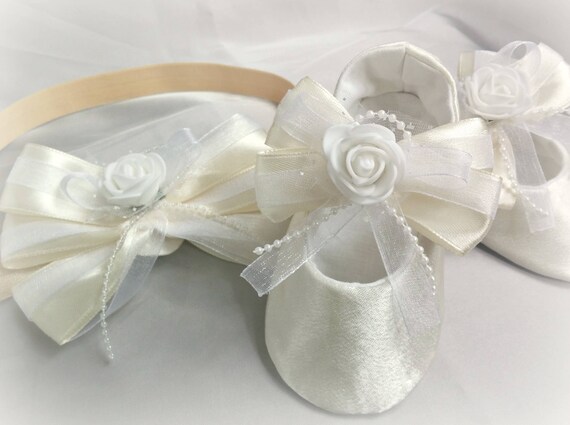 little girls ivory shoes
