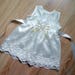 Ivory Lovely flower girl dresses babtism lace communion gowns for wedding toddler short party one year Birthday dress Christening Dress 