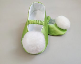 Tink Inspired Fairy Shoes, Tinkerbell Baby Girl Shoes for
