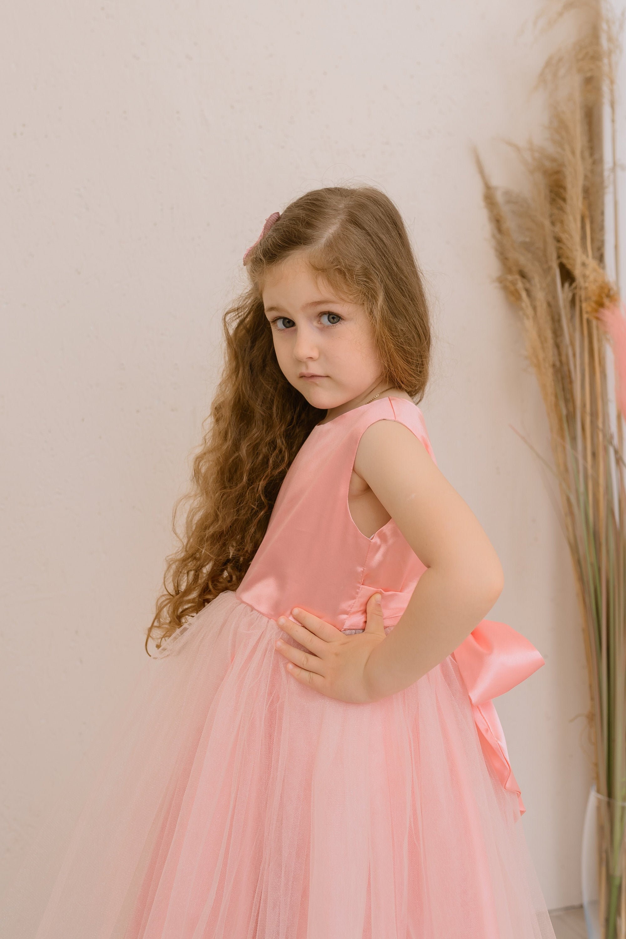 Junior Bridesmaid Dresses Satin Coral - Etsy Junior Bridesmaid Dresses Satin Coral - Etsy