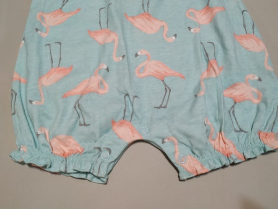 Vintage Flamingos Jersey Romper - cute gift for b… - image 8