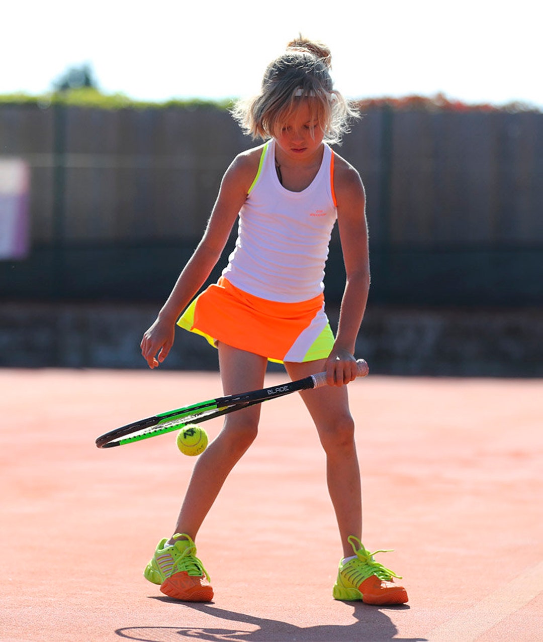 Girls Tennis Leggings With Ball Pockets, Black Leggings With