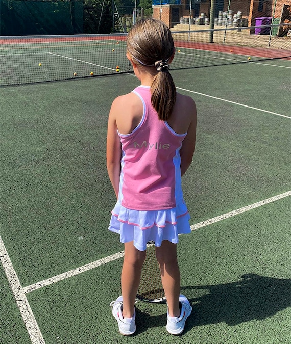 Wimbledon Tenniskleding Outfit Tennis rok Junior