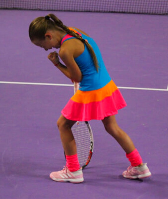 Girls Tennis Dress Racerback Chloe Girls Tennis Clothes Junior Tennis  Apparel 