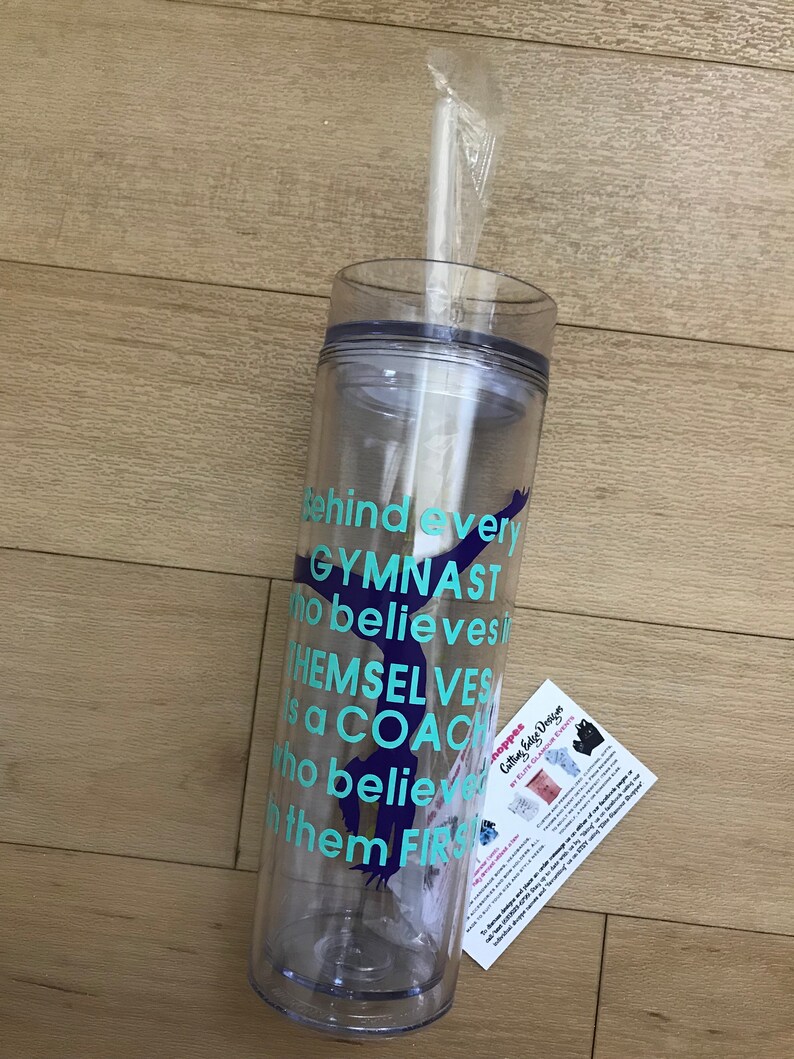 Gymnastics Coach Gift Gymnastics Coach Tumbler Design Your Etsy