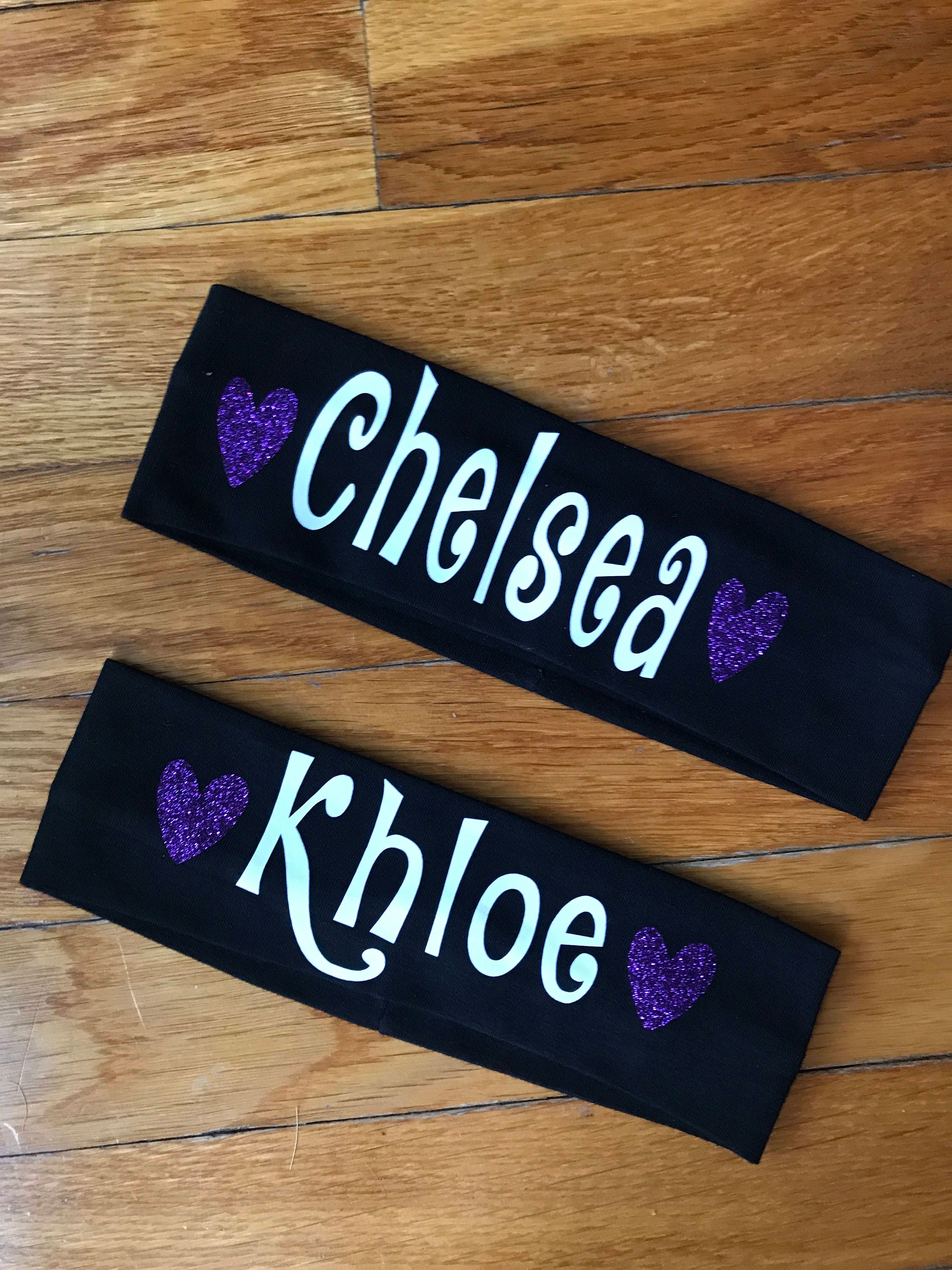 Custom name cotton headbands cotton headbands personalized Etsy.de