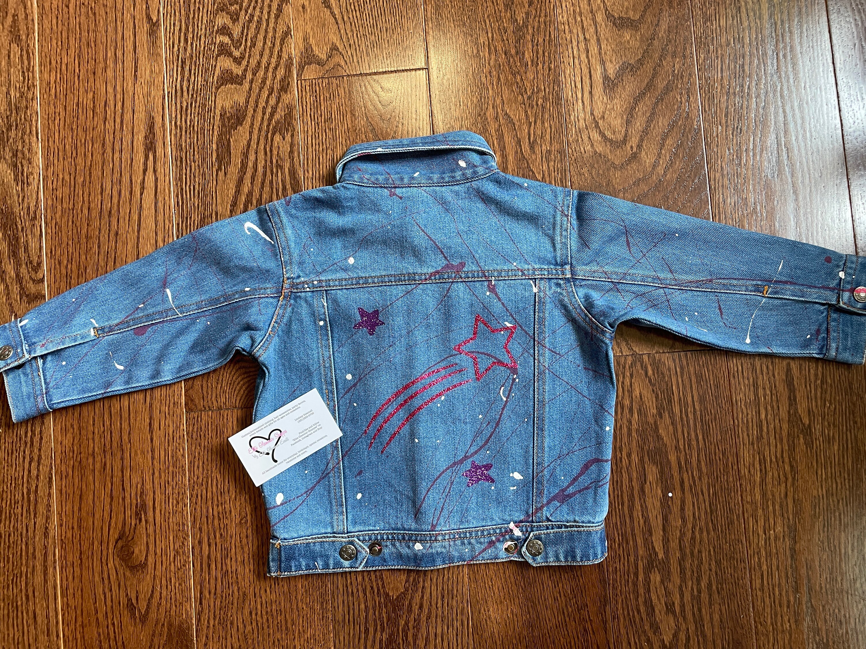 DIY denim  Jean jacket design, Diy denim jacket, Hand painted