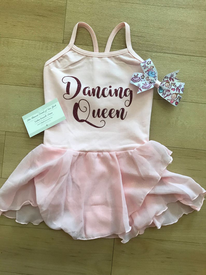 dance leotard ballet leotard child/'s leotard Dancing queen leotard