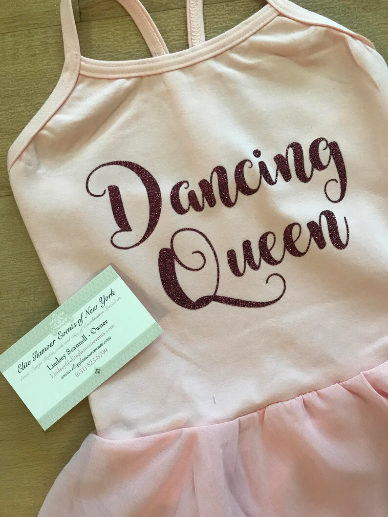 dance leotard ballet leotard child/'s leotard Dancing queen leotard