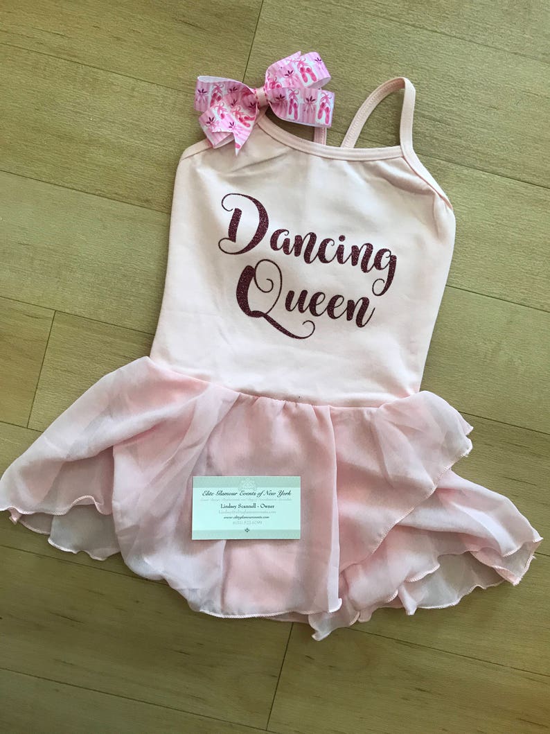 dance leotard ballet leotard child/'s leotard Dancing queen leotard