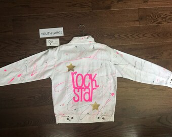 hot pink jean jacket