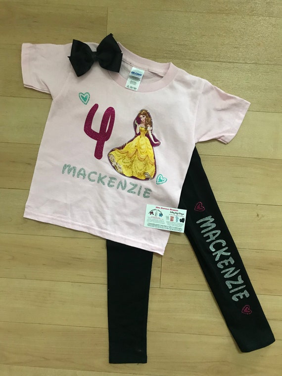 princess belle birthday outfit