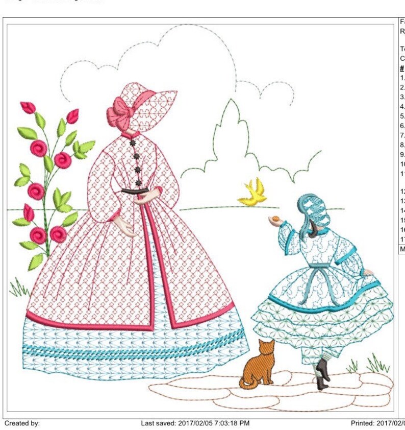 Southern belle machine embroidery download 4 diff sizes  etsy