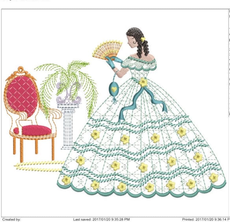 Southern belle machine embroidery download 4 diff sizes 34  etsy