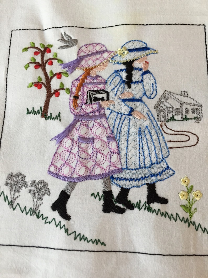Anne of Green Gables Machine Embroidery Download 3 Different Etsy