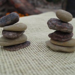 10 gray sea stones Seaside supplies Natural pebbles Craft supplies Wedding decor Primitive home decor Flower pot decor Wedding guest book